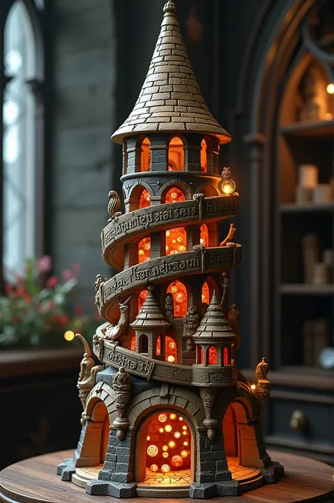 Dice tower inspired by Harry Potter