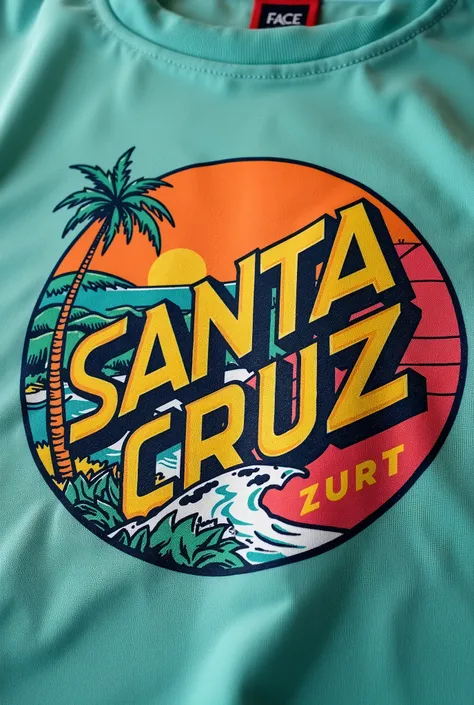 Santa Cruz logo on textile clothing 