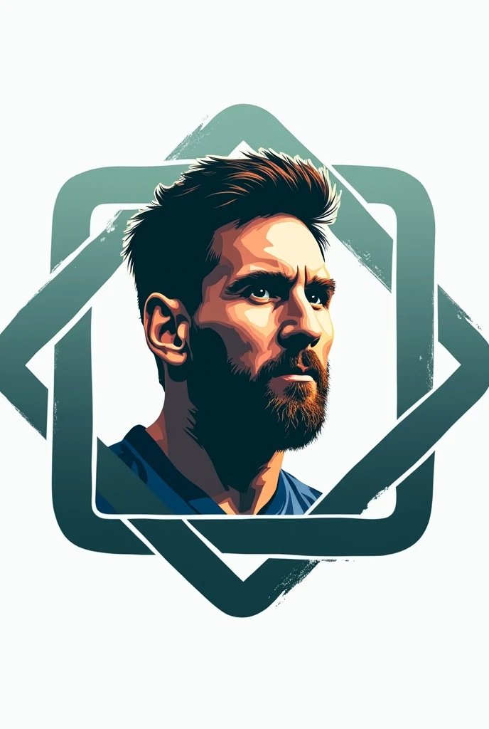 Logo for a political party with an image that represents an integral Messi society 

