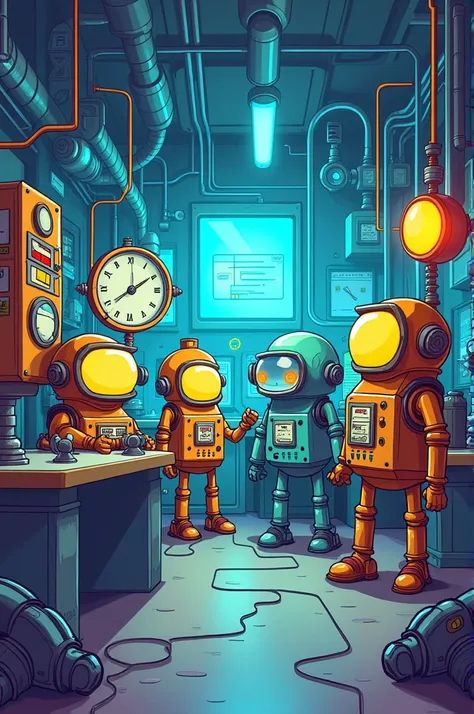 Instrumentation and control engineering cartoon