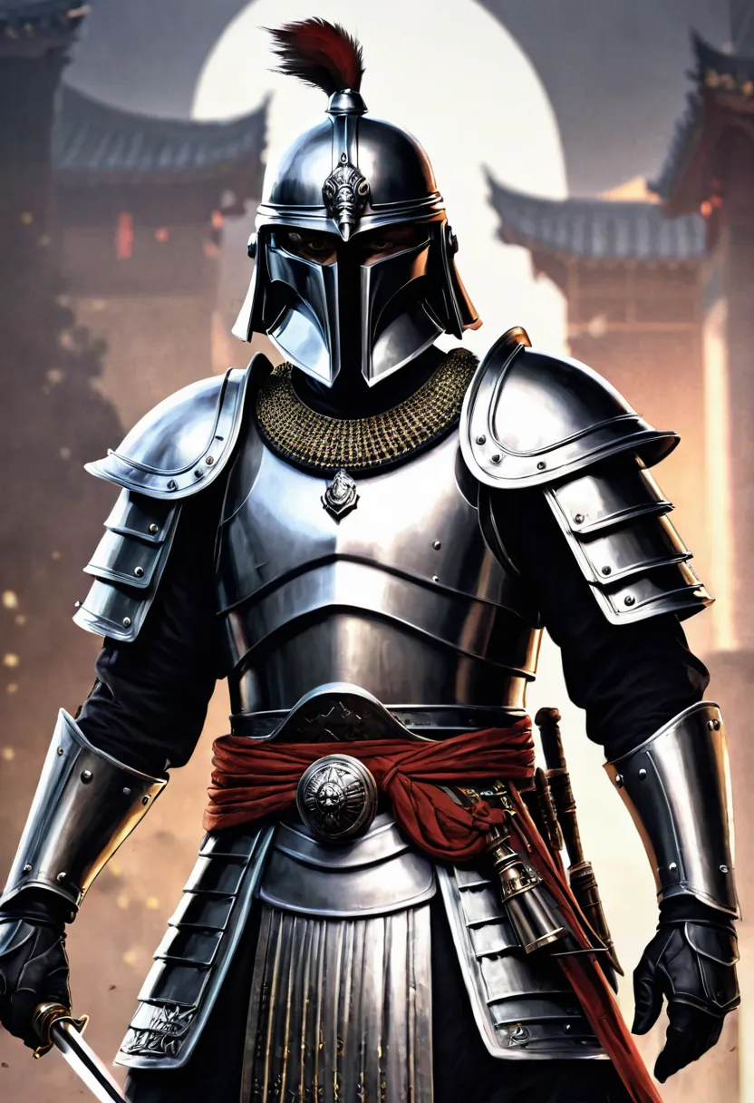 artwork of an imperial warrior