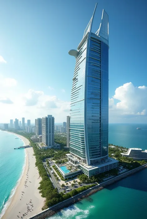 A giant 7-star oceanfront hotel in Miami
Deluxe