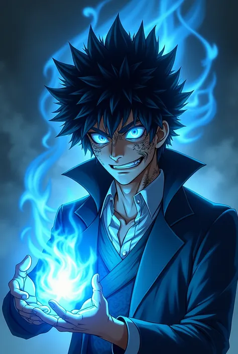 My hero academia dabi, fire must be blue. Stop making him topless.