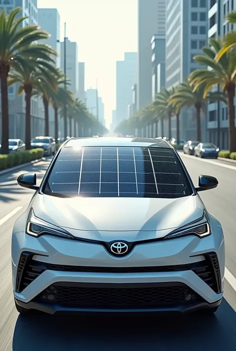  Toyota Solar Windshield — Built-in Solar Charger
Description :  A windshield made of photovoltaic materials that use sunlight to charge the battery of the electric or hybrid vehicle .
Features:
 Integrated Photovoltaic Panels :  Ultra-thin solar panels ar...