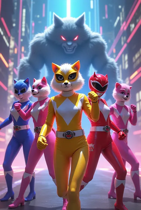 Loona furry helluva boss power ranger