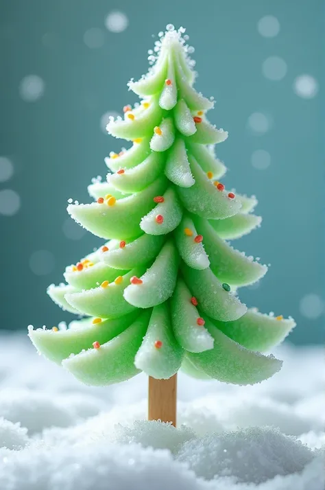 Christmas tree popsicle