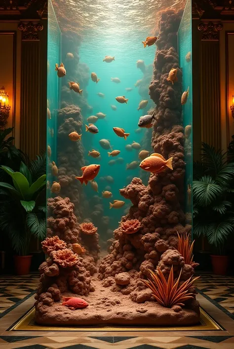 Large chocolate aquarium