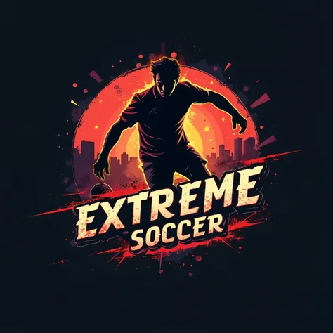  written profile logo "Extreme Soccer "