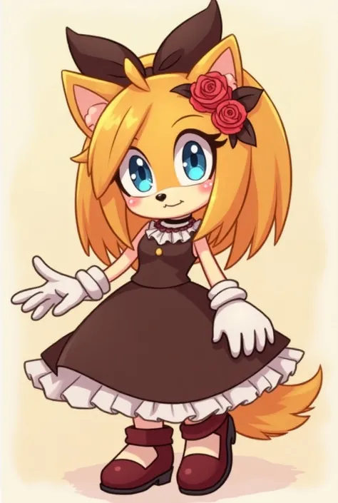 Make her into a sonic ocs hedgehog Beatrices appearance as a hedgehog with ginger-blonde hair and blue eyes is meant to be taken literally. She also wears a bow adorned with a rose in her hair, a choker, and ballgown-like dress. Her dress constantly switch...