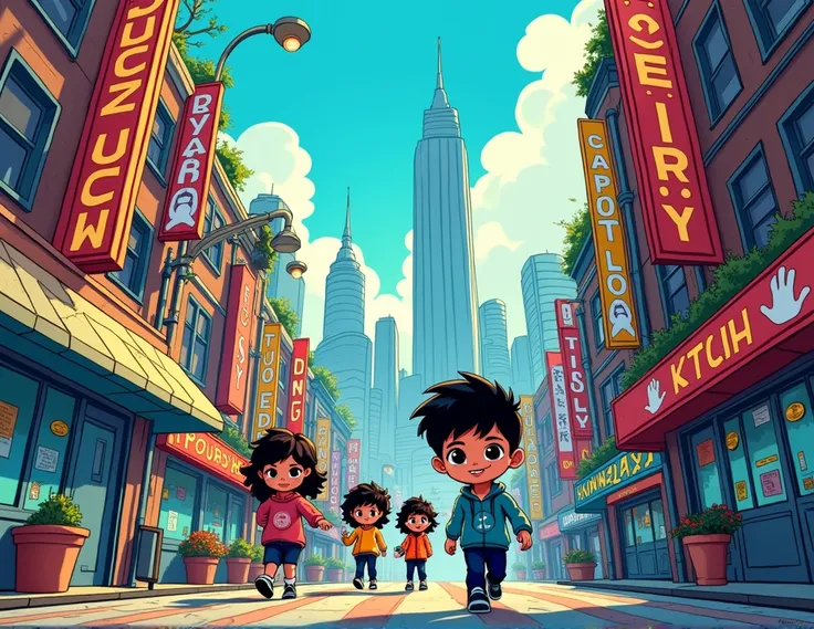 Comic Dangerous City cartoon to be seen for children 