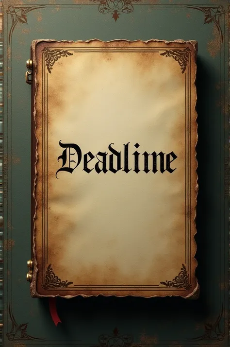 Deadline name vintage book 