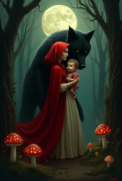 Did Little Red Riding Hood have a child with a big bad wolf