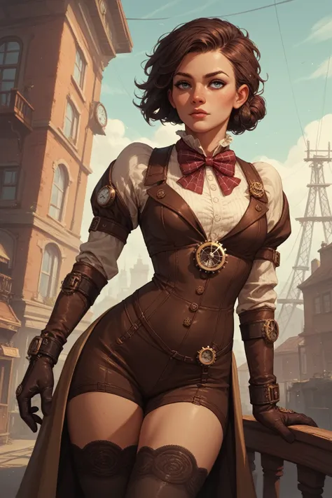 Female steampunk Spider-Man