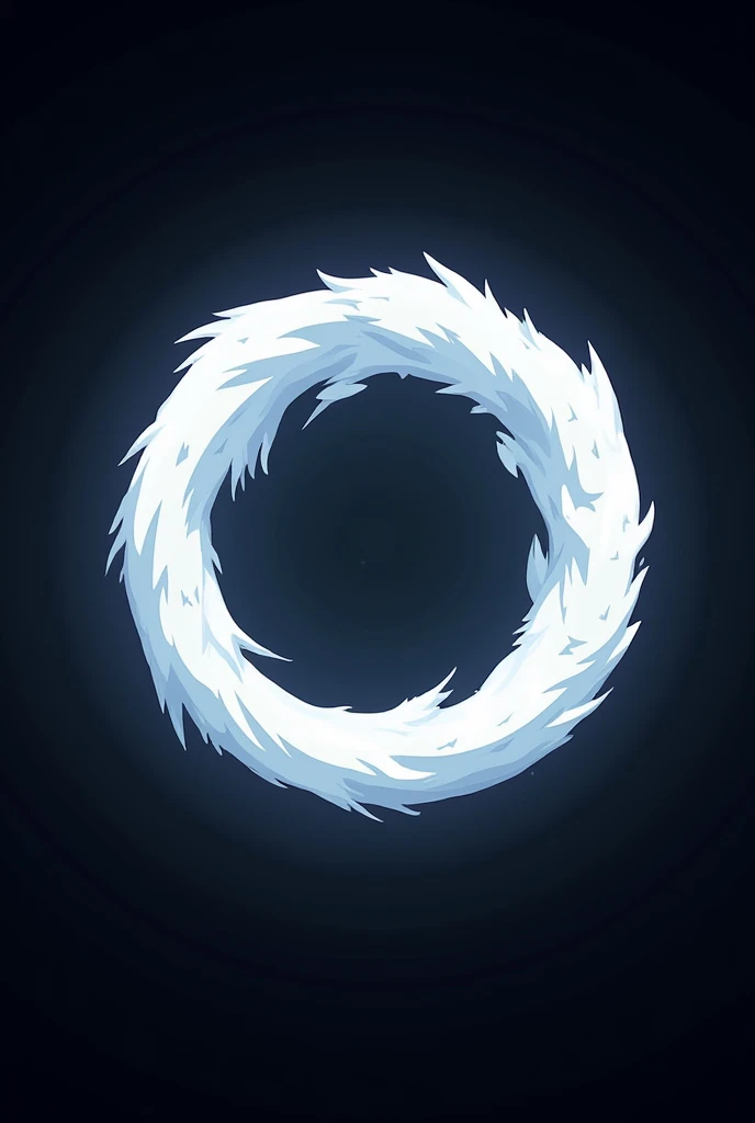 Create a logo for a game with the letters overload so that the logo is like a white spiral the most striking letters