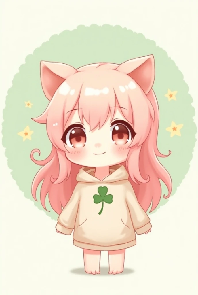 To create a cute chibi-style image of a girl similar to the previous picture, you can focus on these elements:

1. Chibi female character: Draw a chibi girl with a round face, big, shiny eyes, and a cheerful, innocent expression. Chibi style typically has ...