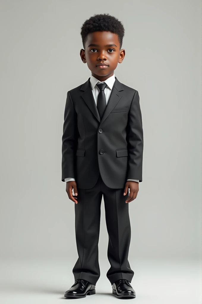 Somali boy wearing a suit