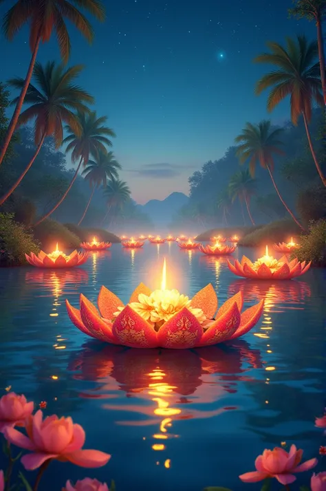 Kratong Floating Poster