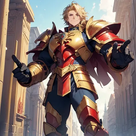 Masterpiece, HD, High Resolution, Best Quality, High Quality, High Details, Super Detailed. High fantasy genre, fantasy artwork. Solo character alone. “Warhammer 40K aesthetic”.
{{(A 1.000-years-old male-heroic-demigod:(appearance: fair-skin. Very handsome...