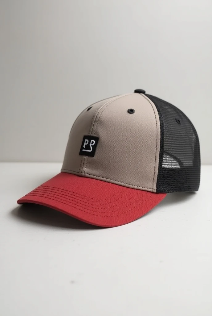 " A realistic and authentic design cap in several colors  (negro, red, white, grey and brown),  with the Basics Caps logo on the front .  The cap should have a modern style , aligned with current trends ,  and show details of the texture and shape clearly ...