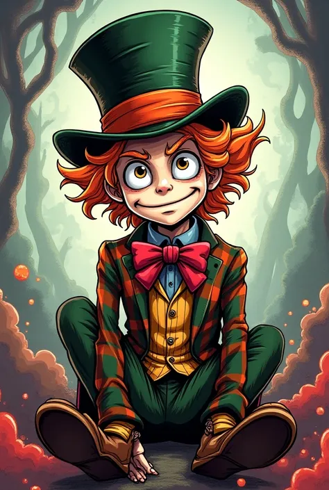 I want you to do The Mad Hatter from Alice in Wonderland but manga version