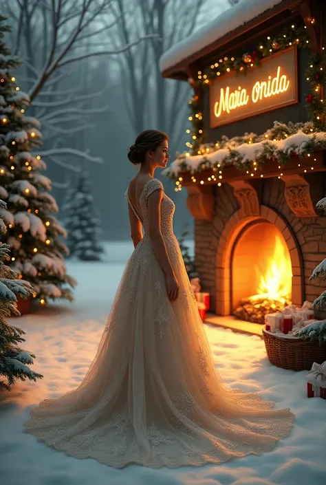 A Christmas image that says Maria Onilda