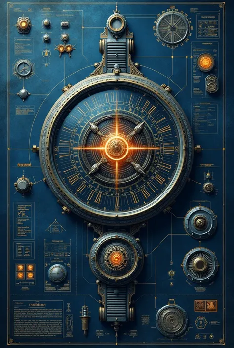 Can you create a blueprint of a time machine?