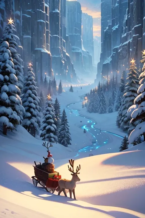 One of the reindeer in the herd falls ill on Christmas Eve. Santa must find a rare herb that grows on a remote mountaintop to cure the sick reindeer. He leaves the other reindeer to take care of the sleigh and embark on a dangerous journey to find a cure, ...