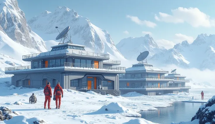 Create the scientific laboratories of Antarctica 