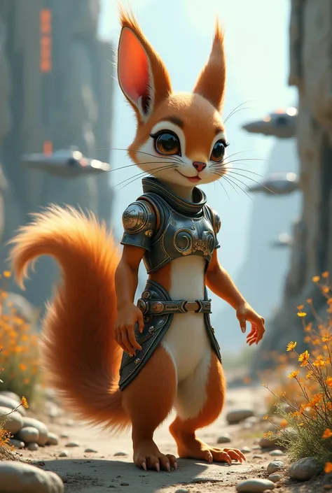 HUMAN LOOKING LIKE A SQUIRREL AND FUTURISTIC. HUMAN FACTIONS AND HUMAN CHARACTERISTICS 