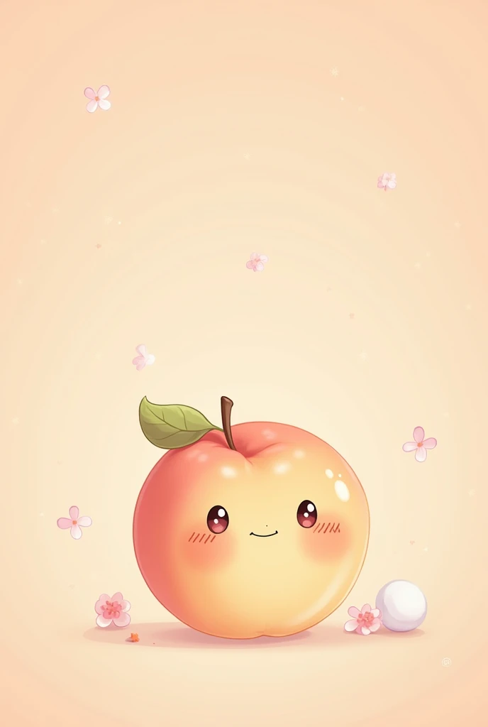 Very cute kawaii peach