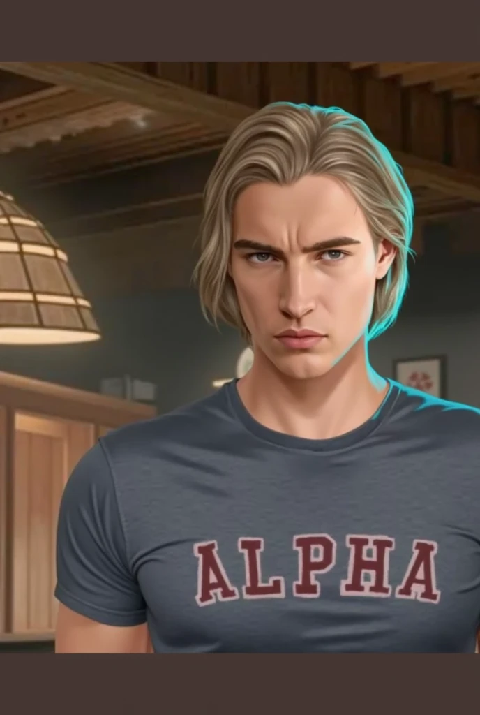 Boy , athletic build, blond hair, blond.High Resolution, Anatomically Correct, Best Quality, High Details, Textured Skin, 