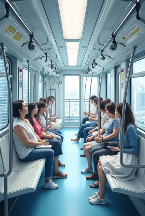 1. Design ： Required for female passengers ， Especially at night ， Add surveillance equipment 、 Brighter lighting and emergency response devices ， Enhance public transport environment 。 
2. Privacy Needs ： Set specific areas inside the vehicle ， Provides g...