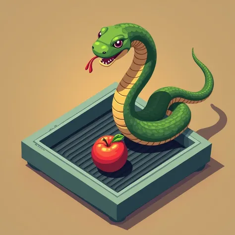 Je veux créer une image de plateau de jeu snake game 