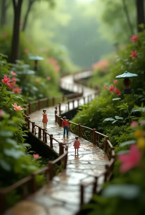 Miniature Rain Walkway