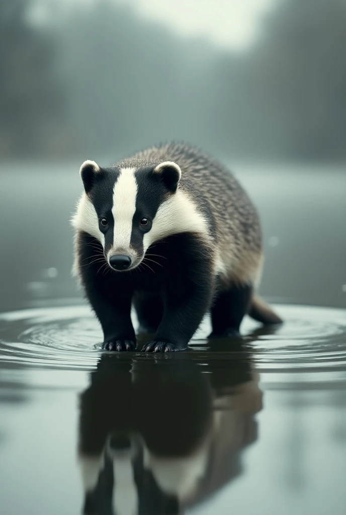 A bager walk on water