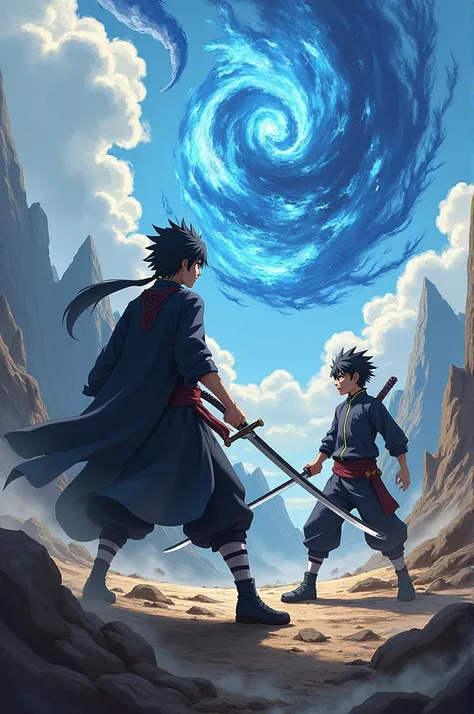 Madata uchiha with black clover asta 