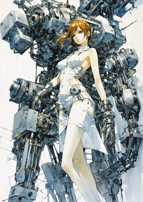 Mechanical Wrist Worker Girl
(art by  Yoji Shinkawa)