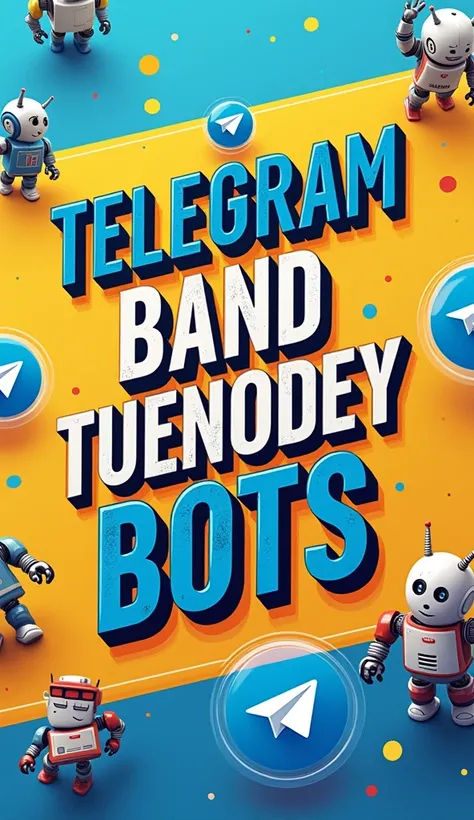 Text on Thumbnail:
"5 Telegram Bots That Are GAME CHANGERS!"

Visuals:

Bold, eye-catching text with a contrasting background.
Icons or small images of robots/bots to hint at the "bot" theme.
Telegram logo subtly included to make the topic instantly recogn...