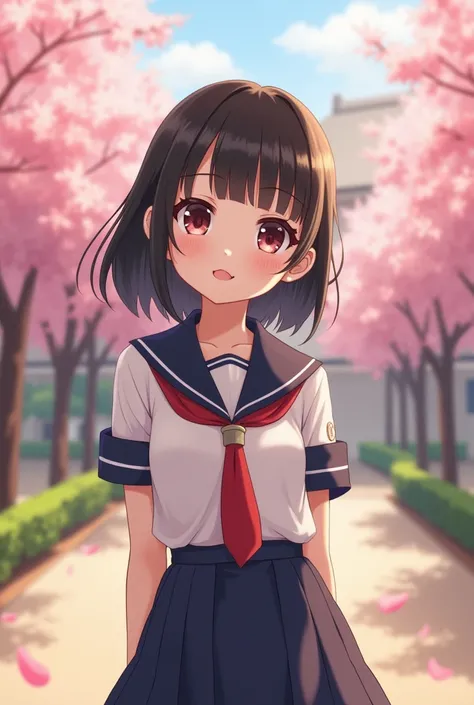 The cutest Japanese high school girl in the world