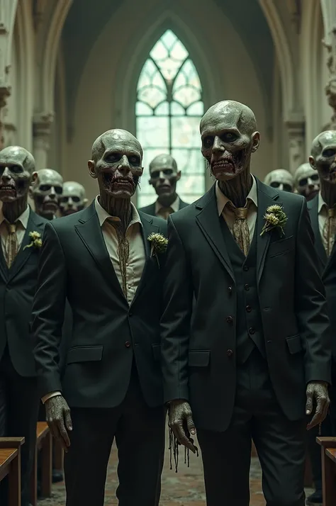 Zombie groomsmen