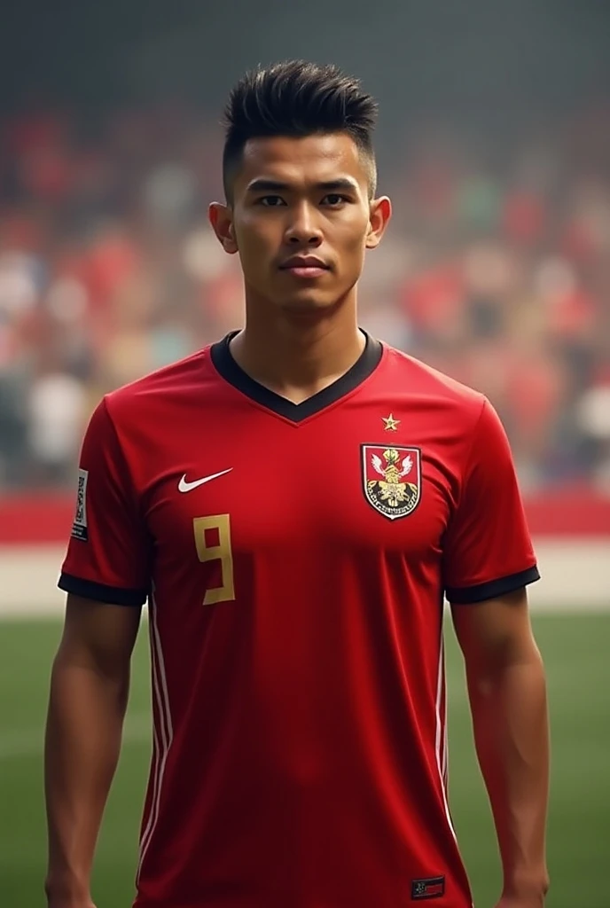 Indonesian national team soccer player.