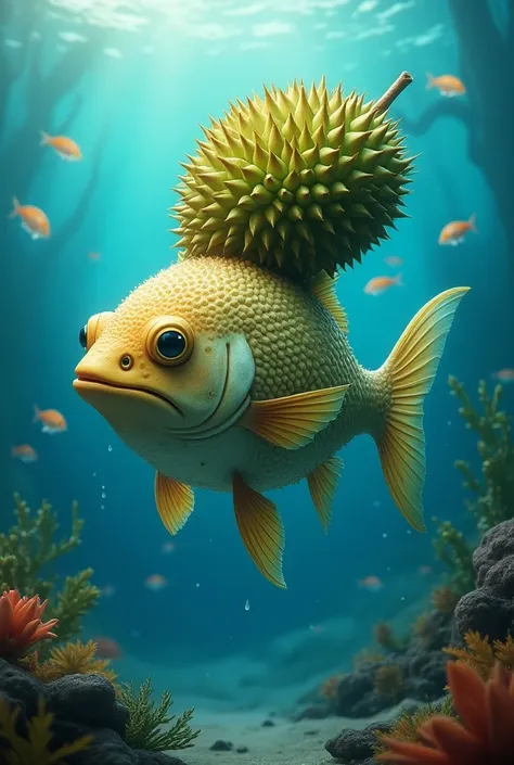 Fish with durian head