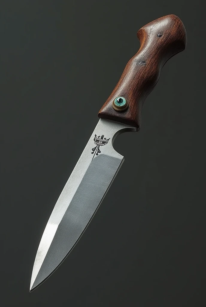  Whispering Eye Knife

Description :  A knife with a 20 cm blade made of simple steel , but with a strange outline , almost imperceptible,  which seems to have been shaped to reflect distorted images in light .  The handle is made of dark wood with a small...