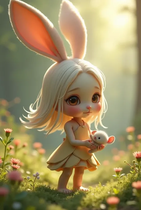 The figure of bunny should be like human girls