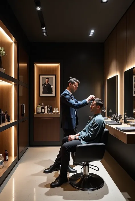 Cristiano Ronaldo decides to open a luxury salon in his hometown. Known for his unique style, he names it "CR7 Cuts