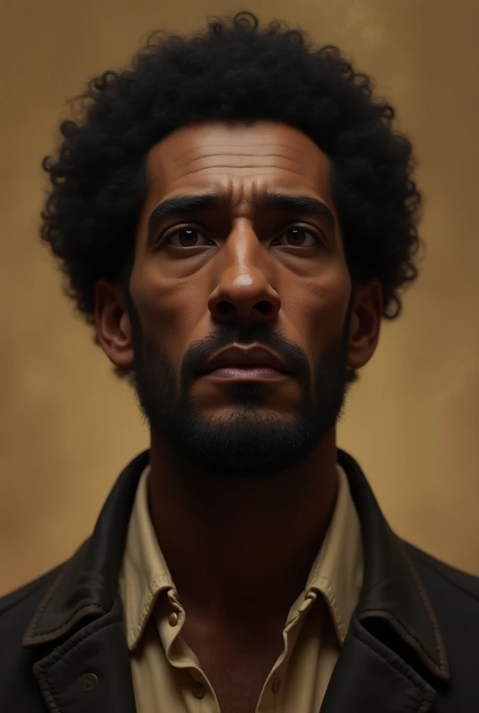 Hombre 
Approximate age 35
Color Cafe
Large nose with a very large pointed angle or hump
Afro curly hair
tall
Black eyes
Egyptian characteristics
