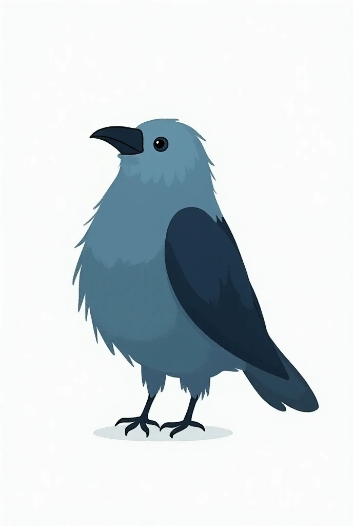  crow pictures, but I wish the whole thing was slightly blue. .  Most of them are black with a slight blue color .  I wish it was a simple picture drawn by an elementary school student, and I dont want the picture to be complicated.. You dont need a backgr...