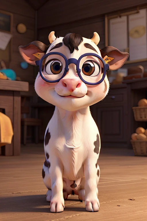 baby glasses　Cows are coming



