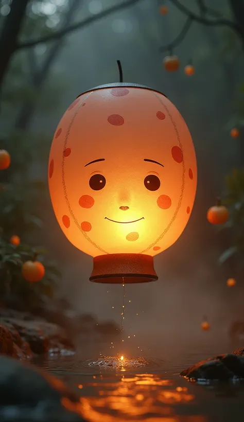 Lantern personification 、 Put your face on the lantern、The lantern is floating