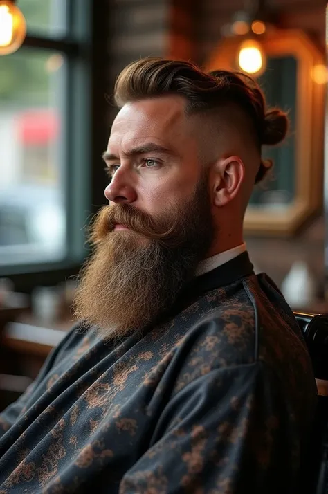 kraken barber with vintage style 